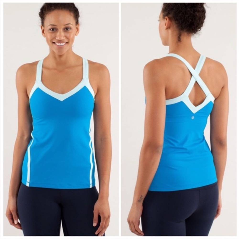 Lululemon Run Mile a Minute Cross-back Tank Top